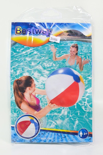 Pelota Inflable P/ Agua Playa 51 Cm Bestway Bochatoys