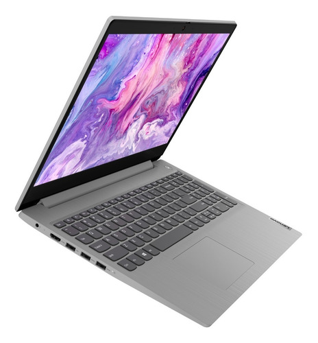 Notebook Lenovo IdeaPad 15ITL05 platinum grey 15.6", Intel Core i3 1115G4 8GB de RAM 256GB SSD, Intel UHD Graphics Xe G4 48EUs 1366x768px Windows 11 Home