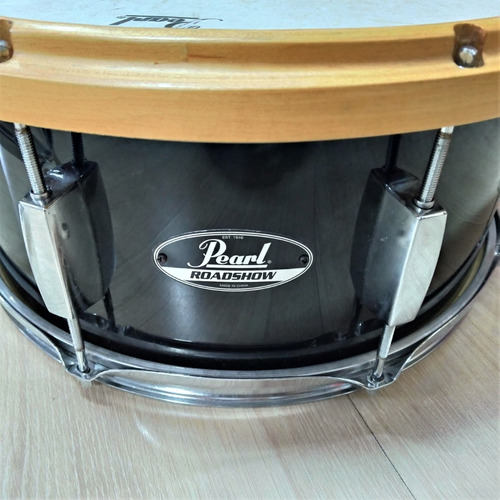Caixa Para Bateria Pearl Roadshow + Bag + Aro De Madeira