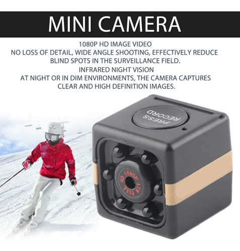 Mini Cámara Espía 1080p Wifi Con Batería Recargable