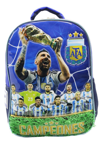 Mochila Campeones Del Mundo Afa 12 Pulgadas Cresko Argentina