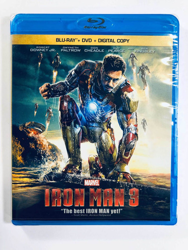 Iron Man 3 - Blu Ray + Dvd