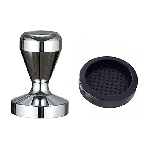 Prensa Café, Tamper Café Espresso De 49 Mm Base De Si...