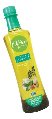 3 Pza Aceite Comestible Oléico Gourmet Provenzal 355 Ml