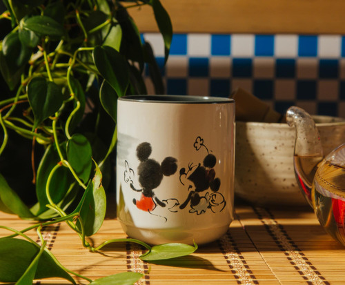 Taza De Té Silver Buffalo Disney Mickey Minnie Mouse 270 Ml