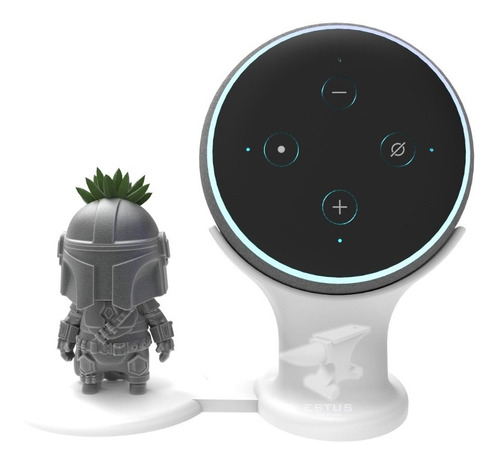 Soporte Mini Maceta The Mandalorian Echo Para Echo Dot 3°gen