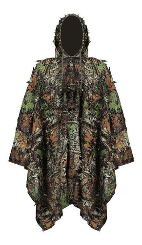 Roupa De Camuflagem Terno Ghillie 3d Sniper.