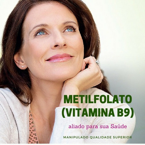 Imagem 2 de 3 de Metilfolato B9 1000mcg Forma Ativa Ácido Fólico : 150 Caps
