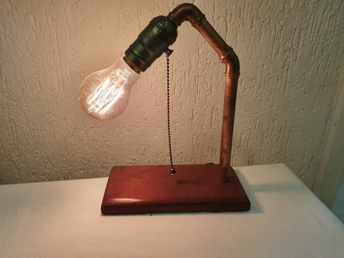 Abajour De Cobre Retrô