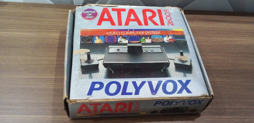 Console Atari 2600s Original Na Caixa Preto (Usado)