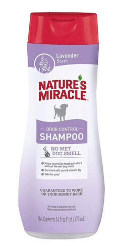 Nature's Miracle Shampoo De Lavanda Control De Olor 473ml