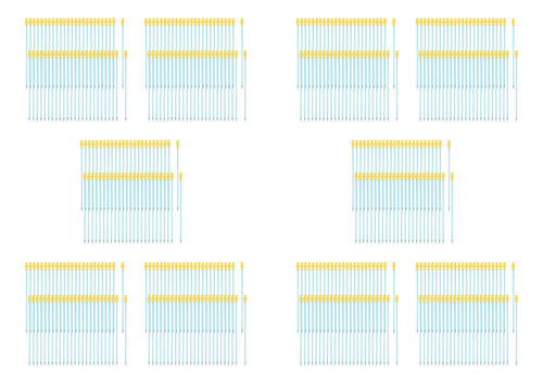 500 Piezas De Varillas De Inseminación Artificial Desechable