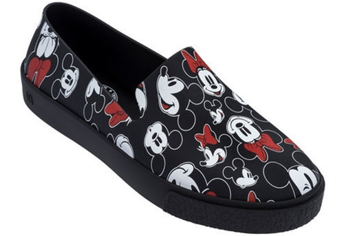 Melissa Ground + Mickey Preto / Branco / Vermelho Original