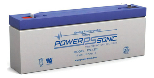 Bateria Respaldo Power Sonic Ps-1220 F1 12v 2.5 Ah