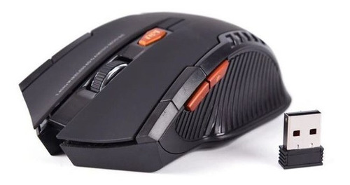 Mouse Inalambrico Gamer Pro Optico 2100dpi Usb 6 Botones