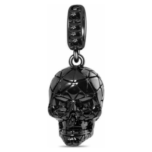 Hermoso Charm Premium Craneo Muerte Parka Skull Plata 925