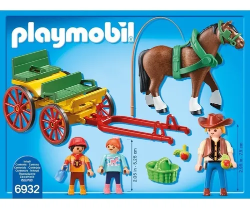 Playmobil carro caballos hotsell
