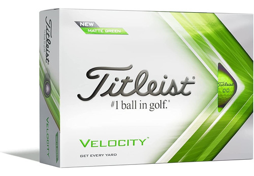 Titleist Velocity Pelotas De Golf - Matte Green (1 Docena)