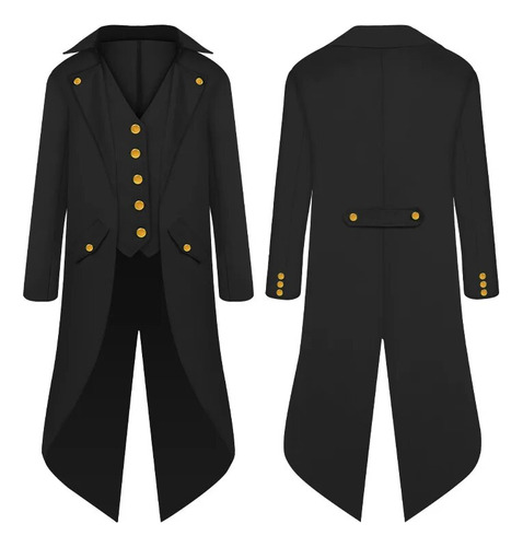 Jackets Medieval Victorian Costume Tuxedo Gentleman Tailcoat