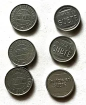 Comprar Lote 6 Cospeles Subte Bs. As. Argentina - Varios Modelos