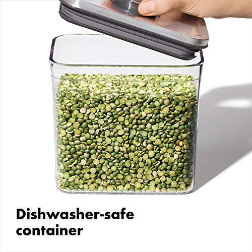 Oxo Steel Pop Container Medium Rectangular - 2.7 Qt Para Arr