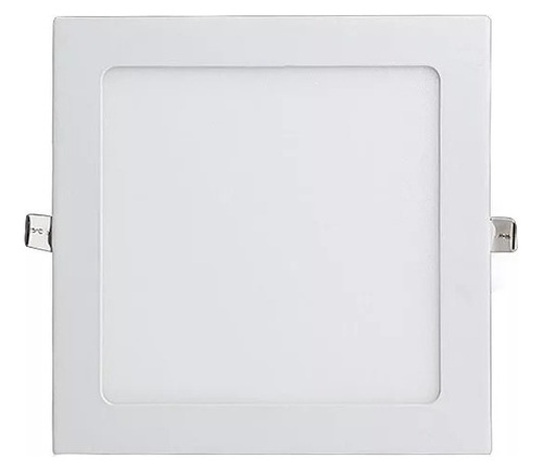 Pack X10 Focos Panel Plafón Led 6w Embutido Cuadrado 2867 Te