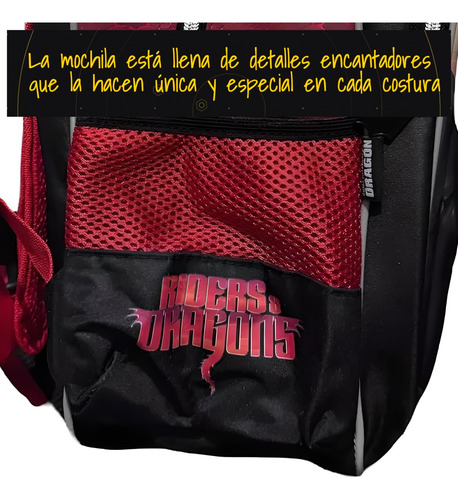Mochila Cómo Entrenar A Tu Dragón Chimuelo Y Hipo Primaria