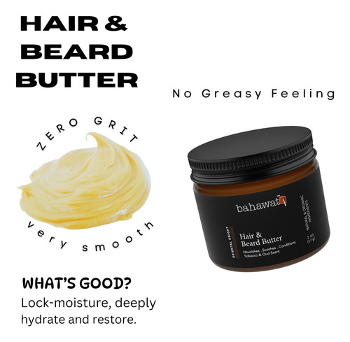 Condicionador Leave-in De Manteiga Para Cabelo E Barba Bahaw