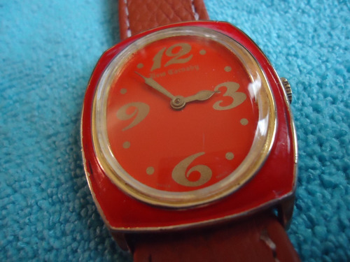 New Carnaby Reloj Vintage Retro Jumbo Suizo Para Dama