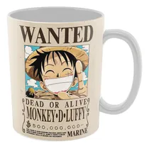 Comprar Taza De Cerámica - One Piece Wanted Monkey D Luffy