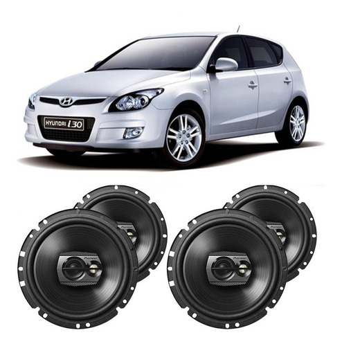 Falante Hyundai I30 2009 A 2013 200w Rms Automotivo Kit