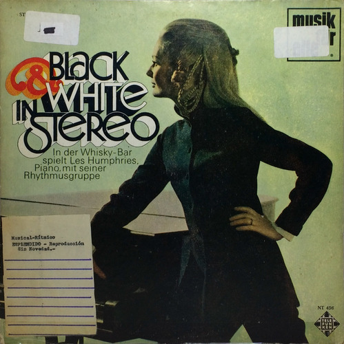 Vinilo Les Humphries Black & White In Stereo Lp Argentina