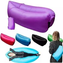 Comprar Sillón Puff Inflable Cama De Aire Sofa Playa Pileta Jardin