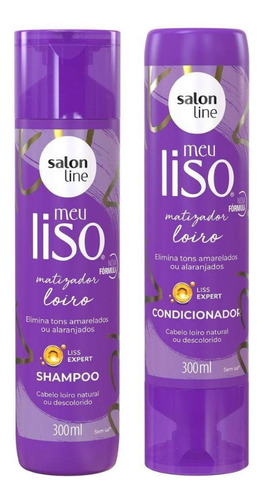 Shampoo + Condicionador Salon Line Meu Liso Matizador