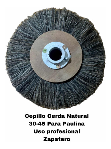 Cepillo De Cerda Marrón Natural Para Paulina Uso Profesional