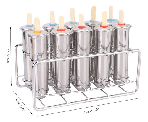 Molde De Helado De Acero Inoxidable Para Hacer Paletas