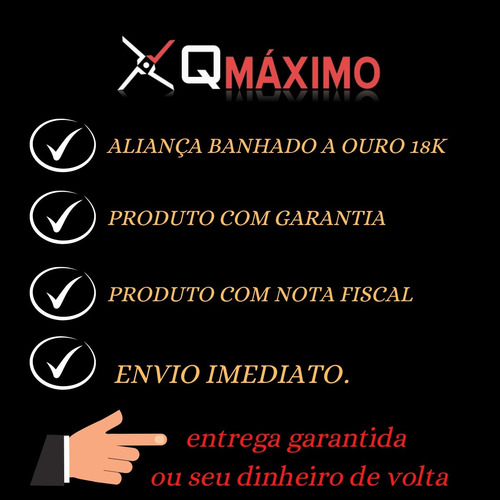 Imagem 3 de 3 de Aliança Banhada A Ouro 18k Grossa Jateada Com Lista