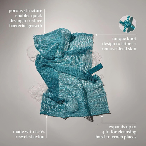 Ecotools Red De Baño Exfoliante, Inspirada En La Esponja De