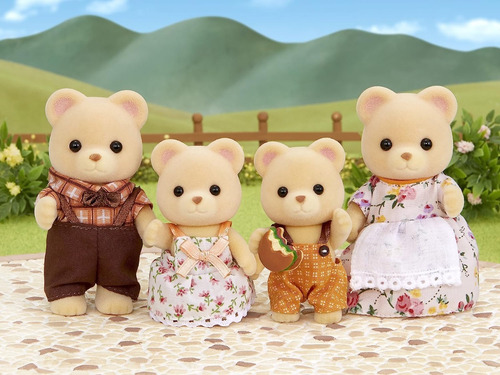Sylvanian Families Familia De Osos Calico Critters Ternurin