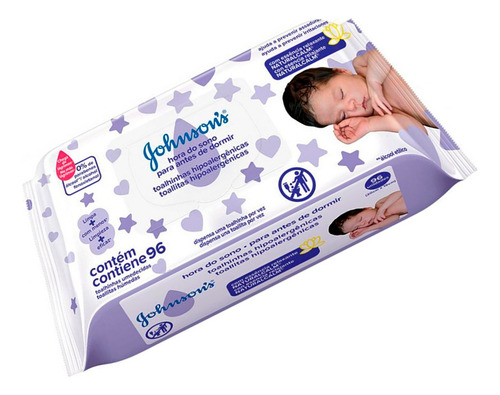 Johnson's Baby X6 Toallitas Húmedas Antes De Dormir 96u 3c