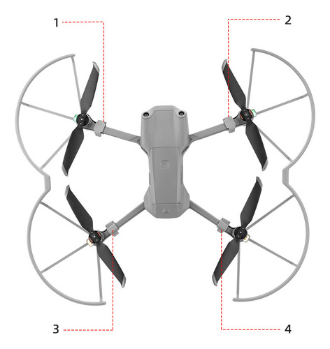 Para Dji Air 2s Anillo Protector De Pala Mavic Air 2