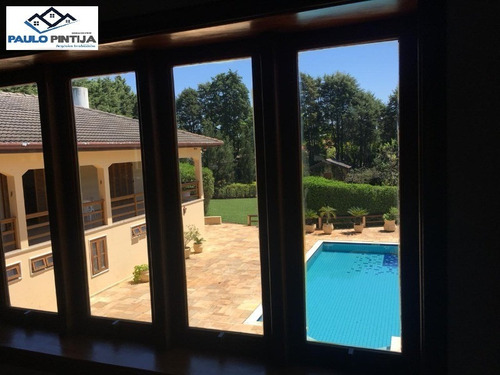 Chácara No Mosteiro De Itaici Com 6 Suítes, Piscina, Sauna. 1.000m De Construção Em Terreno De 5.000m - Ch00387 - 34143929