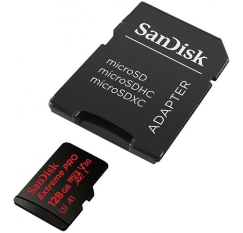 Sandisk Extreme Pro Micro Sdxc 128gb 100mb/s U3 C10 V30 A1