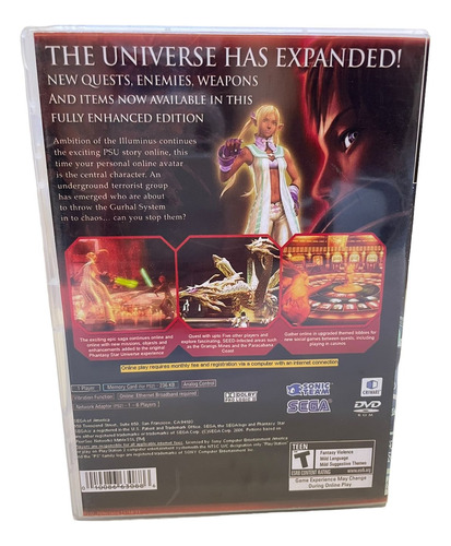 Phantasy Star Universe Ambition Of The Iluminus Play 2 Ps2