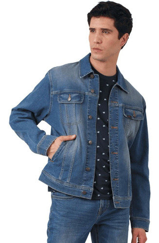 Chaqueta Lee Denim Hombre Slim 139517