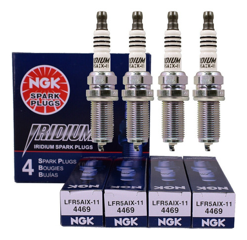 4 Bujias Ngk Iridium Peugeot 206 1.6l 2001 2002 2003 2004