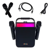 Comprar Bocina Karaoke Japi Bluetooth Tws 2 Micrófonos Rgb Color