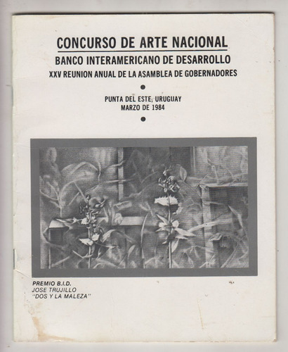 1984 Arte Uruguay Catalogo Concurso Bid Punta Del Este Raro