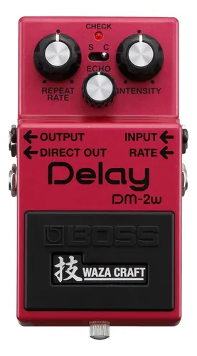 【美品】BOSS DM-2w WAZA CRAFT Delay ディレイ Boss Dm-2w Delay Waza Craft Guitar Effects Pedal | Parcelamento