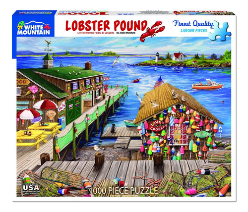 White Mountain Puzzles Rompecabezas De 1000 Piezas Con Libra